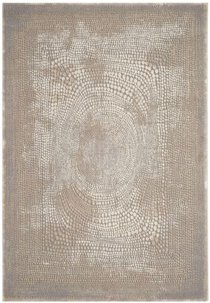 Safavieh Alfombra poli&eacute;ster avorio/grigio 122 x 183 cm