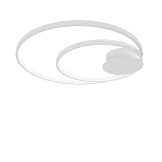 Luce-Ambiente-Design Plafonera Led Diem en Aluminio Blanco 40w Con Cct