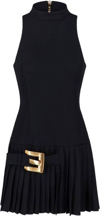 Balmain Abito Mini In Lana Vergine