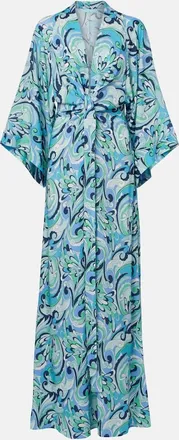 Melissa Odabash Abito lungo Eloise con stampa