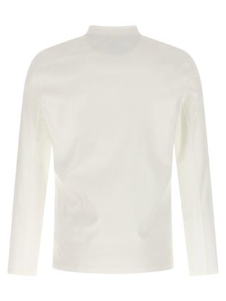 Brunello Cucinelli Cotton Jersey Chimney Neck Shirt - White