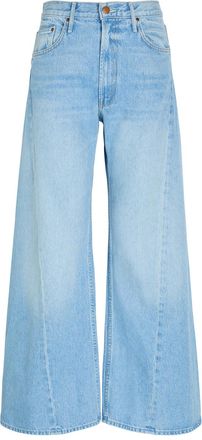 Mother The Lemon Twist Wide-leg Denim Jeans - Blue - 27 (W27 / UK8-10 / S)