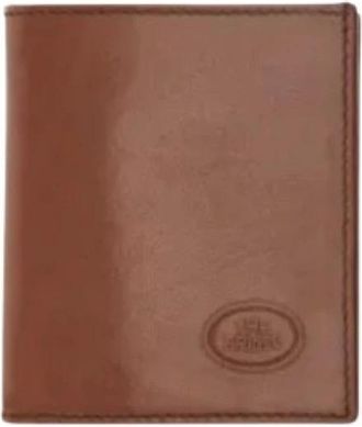 The Bridge Portafogli Verticale 01482001-14 - Heren - Portefeuilles - Bruin - ONE Size - Leer - Accessoires