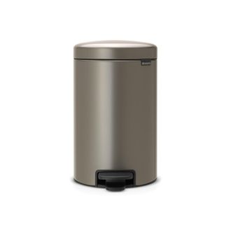 Brabantia Cubo De Basura Con Pedal De 12 L Platinium - New Icon - Brabantia