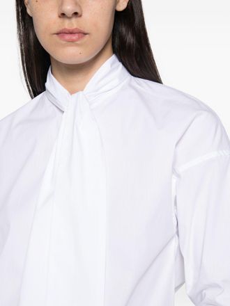 Archivio 67 Pussy-Bow Collar Blouse - White