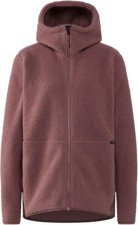 Hagl&ouml;fs Fun&auml;s Pile Hood Fleecejacke f&uuml;r Damen | braun