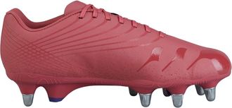 Canterbury Of New Zealand Mens Stampede Team 2025 Soft Ground Rugby Boots (Purple/Orange) - Size UK 7.5