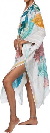 Pool to Party Blooming Paradise Kaftan In Multi