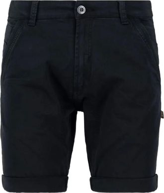 Alpha Industries Kerosene drawstring-fastening shorts - men - Spandex/Elastane/Cotton - 31 - Black