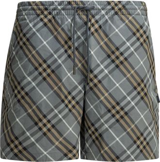 Burberry Pantaloncini da spiaggia a quadri Burberry
