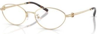 Tory Burch 53mm Oval optical glasses in Gold at Nordstrom
