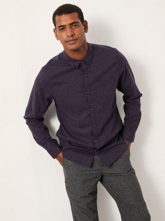 Fat Face FatFace Purple Long Sleeve Vine Print Shirt