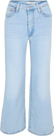 Levi's Womens Levis Ribcage Sonoma High Rise Wide Leg Jeans in Bells N Whistl - Blue - Size 31W/30L