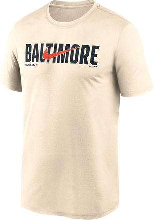 Nike Baltimore Orioles City Connect Team Phrase Script Nike Mens Dri-FIT MLB T-Shirt in Brown | NKGK15AOLE-TG9