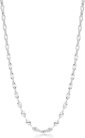 Lafonn Scarlett Chain Necklace in Silver at Nordstrom, Size 20