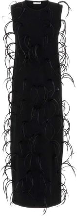 Jil Sander Black Knit Dress