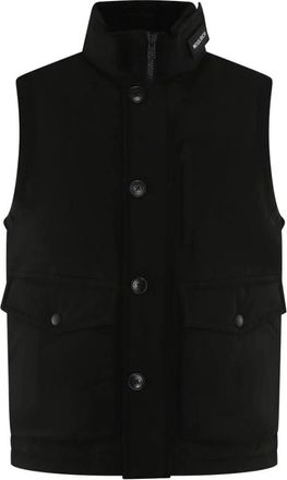 Woolrich Stijlvolle Ramar Vest voor mannen - Heren - Bodywarmers - Zwart - S - Jassen
