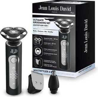 Jean Louis David Tondeuse Multifunci&oacute;n Jean Louis David Ultimate Grooming Set 4-en-1 Negro