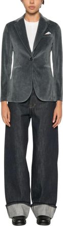Circolo 1901 Jassen, Dames, Blauw, XL, Colbert met inkeping revers