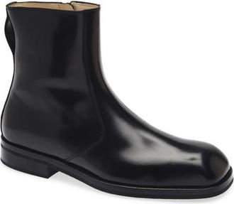 Christophe Lemaire Zipped Ankle Boot in Black at Nordstrom, Size 12Us