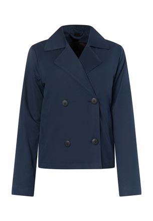 Dreimaster Dreimaster Kort trenchcoatje Dames nachtblauw