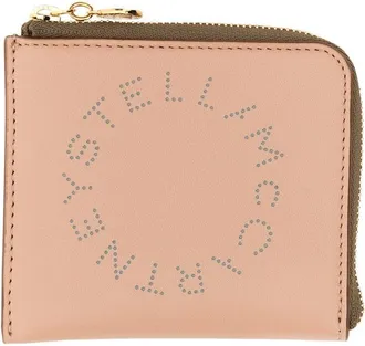 Stella McCartney Zipped Polyurethane Wallet - Powder