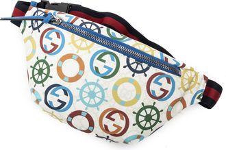 Gucci Gucci Kids Multicolor Expandble Web Belt Bag Schoudertas