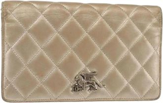 Chanel Pre-owned Leren Portemonnee - Dames - Vintage Accessoires - Geel - ONE Size - Leer - Vintage