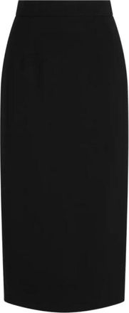 Dolce & Gabbana Falda midi - Skirts - Mujer - Negro - 2XL