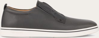Ferragamo Uomo Derby slip on Grigio Taglia 40.5