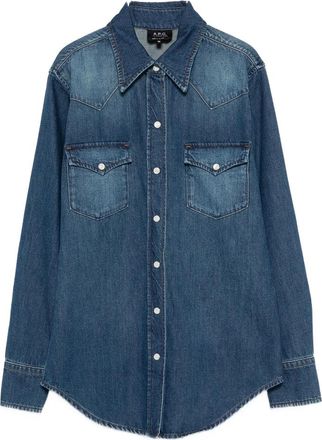 A.P.C. A. P.C.-Camicie Blu-Donna
