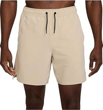 Nike Dri-FIT Unlimited Woven 7 Unlined Shorts Mens Workout Desert Khaki/Black/Desert Khaki : 2XL 7, Mesh/Polyester/Spandex