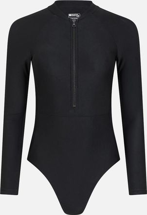 Mountain Warehouse Womens Mountain Warehouse Womens/Ladies Surfer Long-Sleeved One Piece Swimsuit - Black - Size: 14 uk