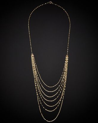 Italian Gold, Inc 14K Italian Gold 7-Layer Mirror Link Necklace
