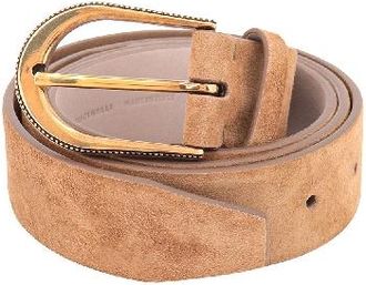 Brunello Cucinelli Beige Leather Regular Womens Belt