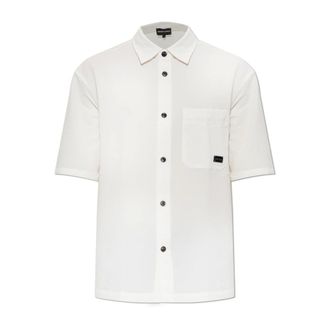 Emporio Armani Heren, Overhemden, Beige, Maat: L