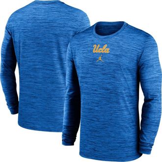 Jordan Brand Mens Jordan Brand Blue UCLA Bruins 2025 Sideline Velocity Performance Long Sleeve T-Shirt at Nordstrom, Size Xx-Large