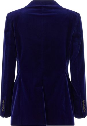 Tom Ford Womens Blue Cotton Blazer Clothing