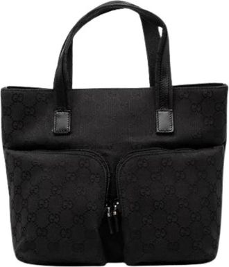 Gucci Pre-owned Tote Bag - Dames - Vintage Shopper - Zwart - ONE Size - Vintage