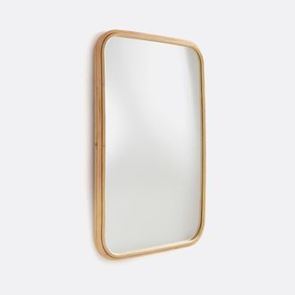 La Redoute Interieurs Rechthoekige spiegel in rotan 60x90 cm, Nogu