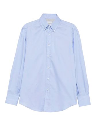 Brunello Cucinelli Camicia a maniche lunghe - Blu