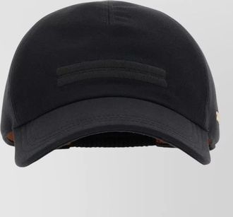 Ermenegildo Zegna cotton baseball cap curved brim design
