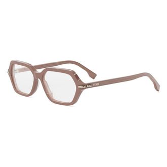 Fendi Selleria Optisch Montuur - unisex - Accessoires - Beige - Maat: 54 MM