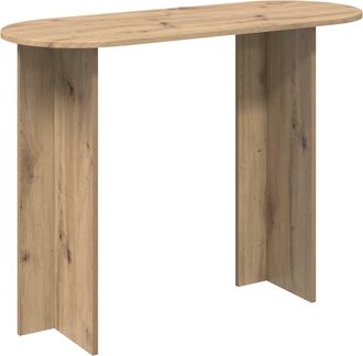 vidaXL Mesa Consola Roble Artisan 100 X 39,5 X 75 Cm Vidaxl