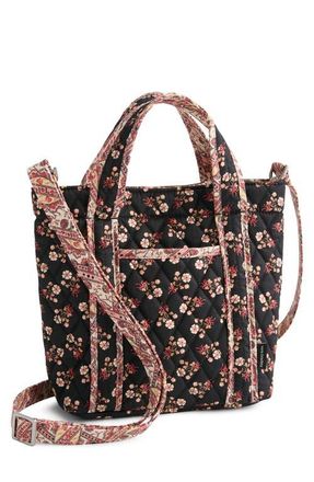 Vera Bradley Mini Hathaway Ditsy Floral Quilted Reversible Tote in Melissa Ditsy at Nordstrom