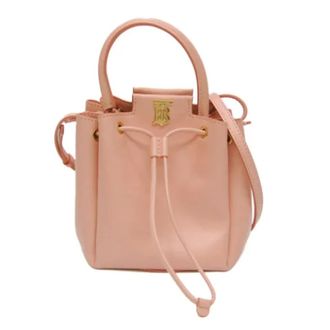 Burberry Pre-owned Shoulder Bags, female, Pink, Size: ONE SIZE Pre-owned Leather handbags