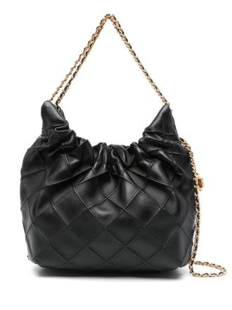 Tory Burch Fleming Mini Leather Hobo Bag