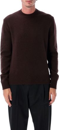Tom Ford Brown Crewneck Solid Sweater