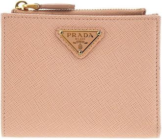 Prada Saffiano leather bi-fold wallet Woman One Size