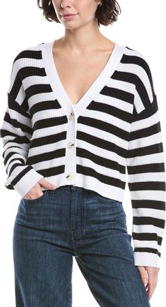 525 america Stripe Cropped Cardigan